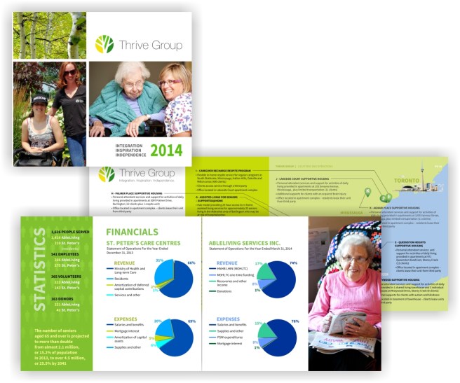 Small portion of a 24 page inaugural booklet and annual report